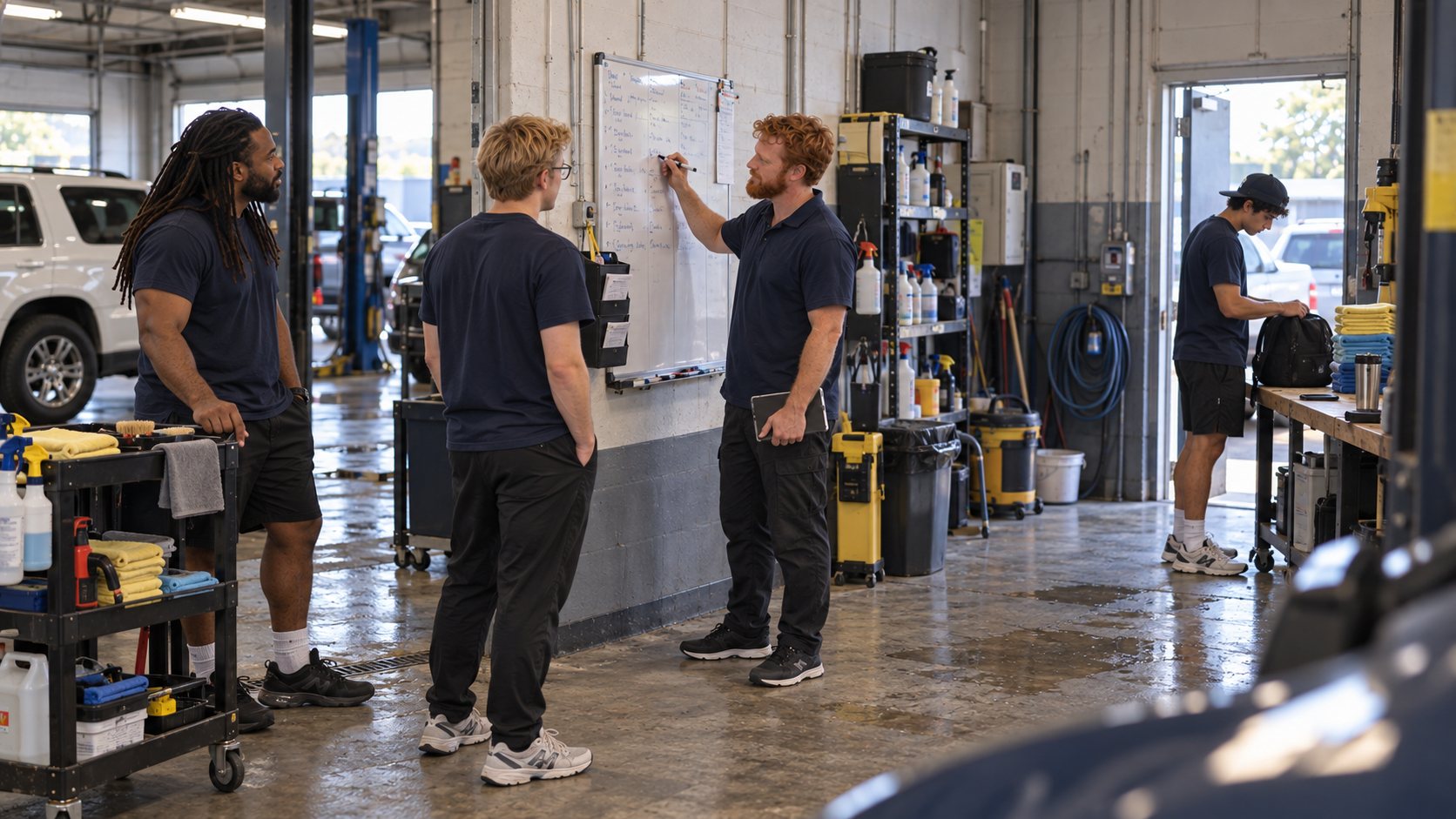 What a Detail Department Manager Actually Does All Day